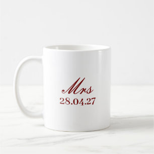 SIMPLE STYLISH MODERN CUSTOMIZED MRS MOTHER'S DAY COFFEE MUG