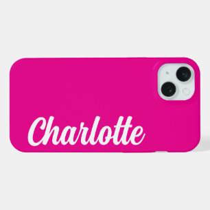 SIMPLE STYLISH MODERN CUSTOMIZED NAME  iPhone 15 PLUS CASE