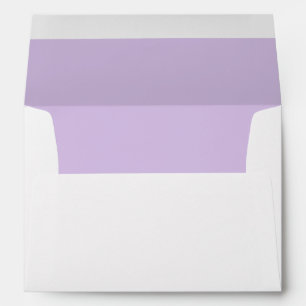 SIMPLE STYLISH MODERN LAVENDER RETURN ADDRESS ENVELOPE