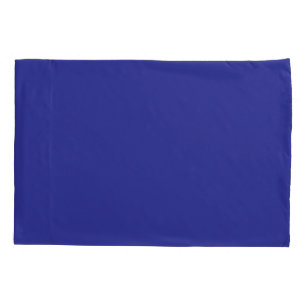 SIMPLE STYLISH MODERN MINIMAL CLASSIC DARK BLUE PILLOWCASE