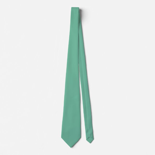 SIMPLE STYLISH MODERN OFFICE TEAL GREEN  TIE (Front)