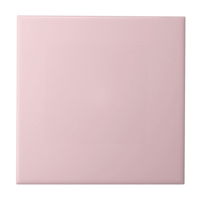 SIMPLE STYLISH MODERN PALE PINK COLOUR CERAMIC TILE (Front)