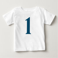 Simple & Stylish number "1"