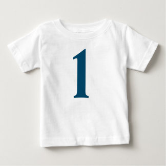 Simple & Stylish number "1" Baby T-Shirt