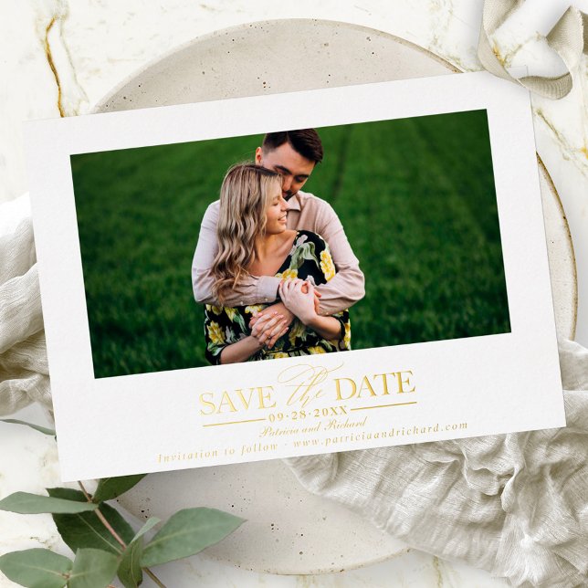 Simple Stylish Photo Wedding Save The Date (Creator Uploaded)