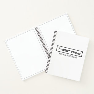 Simple stylish School Subject Notebook