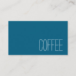 Simple Stymie Word Dark Loyalty Coffee Punch-Card