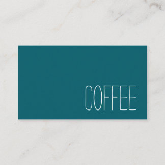 Simple Stymie Word Dark Loyalty Coffee Punch-Card Card