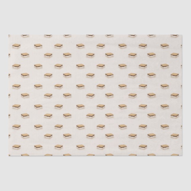 Simple Summer Classic Campfire Smores Tissue Paper (Front)