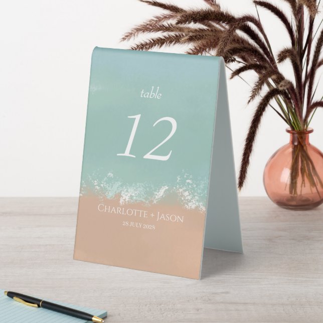 Simple Summer Seaside Beach Wedding   (In SItu (Table))