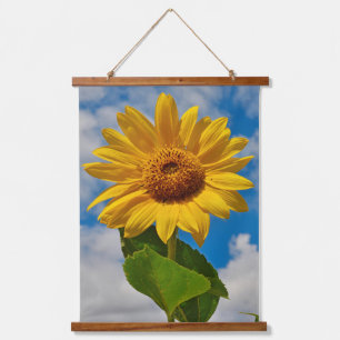 Simple Sunflower Floral Cute Botanical Photography Hanging Tapestry