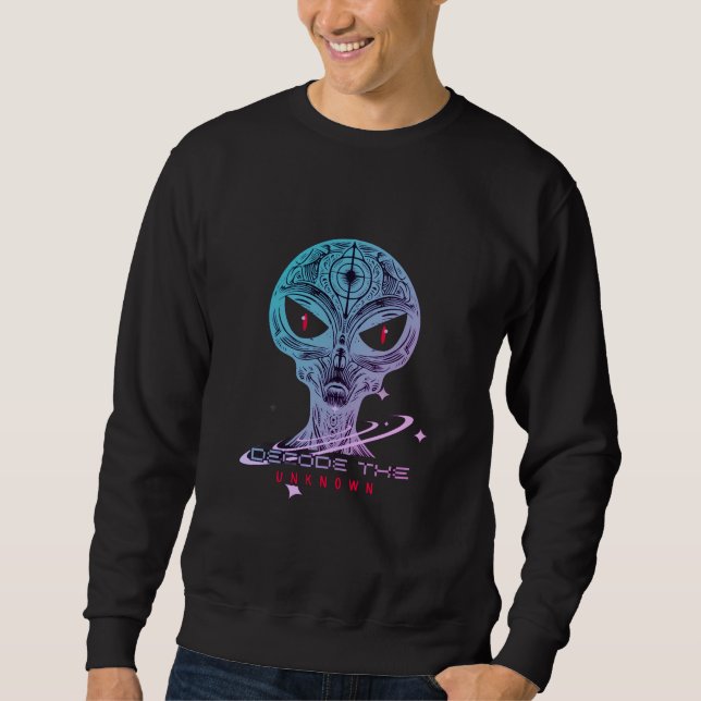 simple sweatshirt with beautiful print (Front)