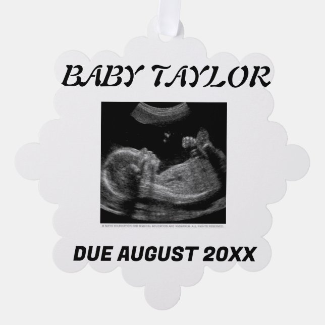SIMPLE& SWEET: BABY ANNOUNCEMENT (Front)