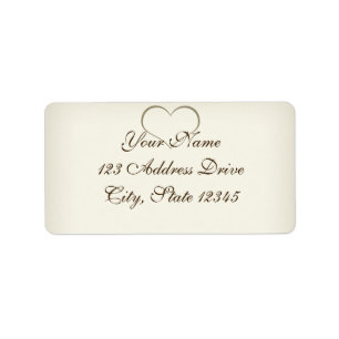 Simple Sweet Beige Label