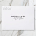 Simple & Sweet Heart Addressed Envelopes