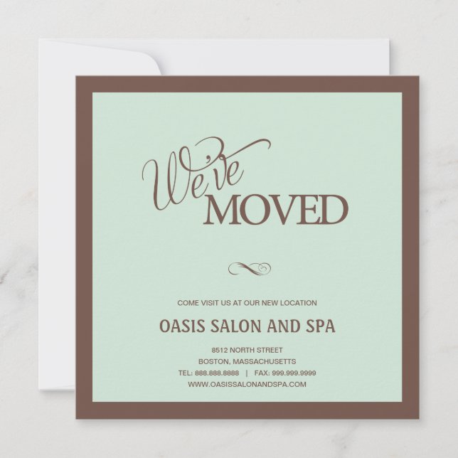 Simple Swirls Moving Announcement (Front)