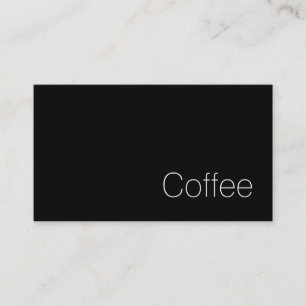 Simple Swiss Dark Loyalty Coffee Punch-Card Card