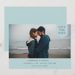 Simple Tag Photo Save The Date