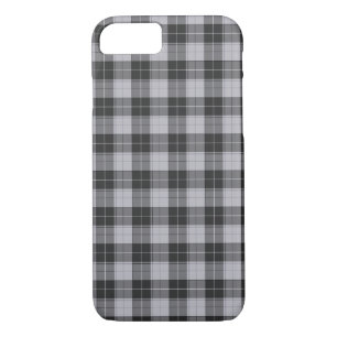 Simple tartan pattern in grey iPhone 8/7 case