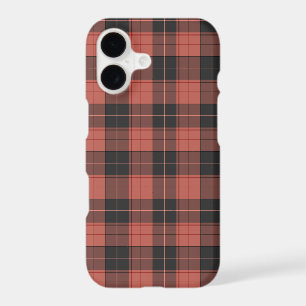 Simple tartan pattern in red