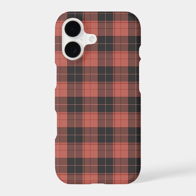 Simple tartan pattern in red (Back)