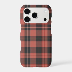 Simple tartan pattern in red