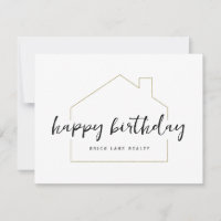 Simple Tasteful Realty Happy Birthday