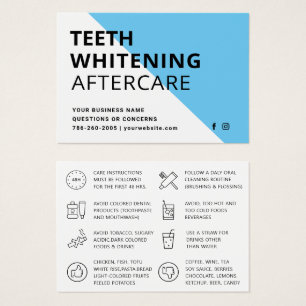 Simple Teeth Whitening Aftercare Instructions