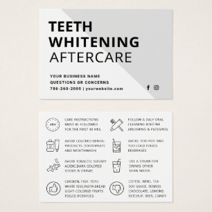Simple Teeth Whitening Aftercare Instructions