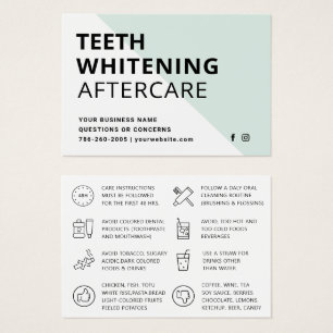 Simple Teeth Whitening Aftercare Instructions