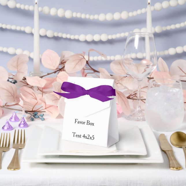 simple Tent 4x2x5  Favour Box (Wedding)