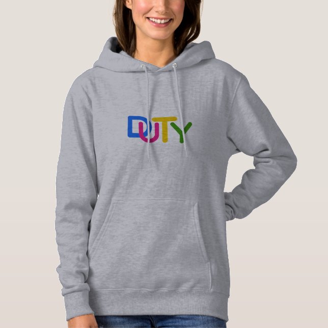 Simple text design hoodie (Front)