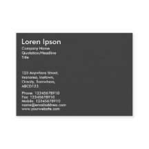 Simple Text - Grey