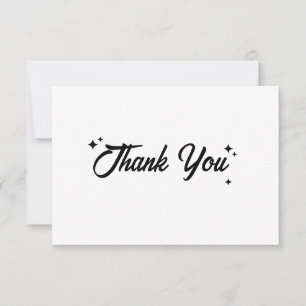 Simple Thank You Card