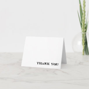 Simple Thank You card