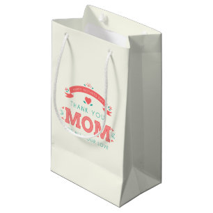 Simple Thank You Mum Mother's Day   Gift Bag