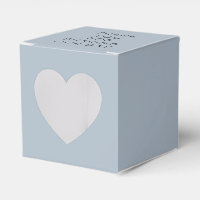Simple Thanks Dusty Blue Names Date Custom Wedding