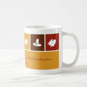 Simple Thanksgiving Icons Mug