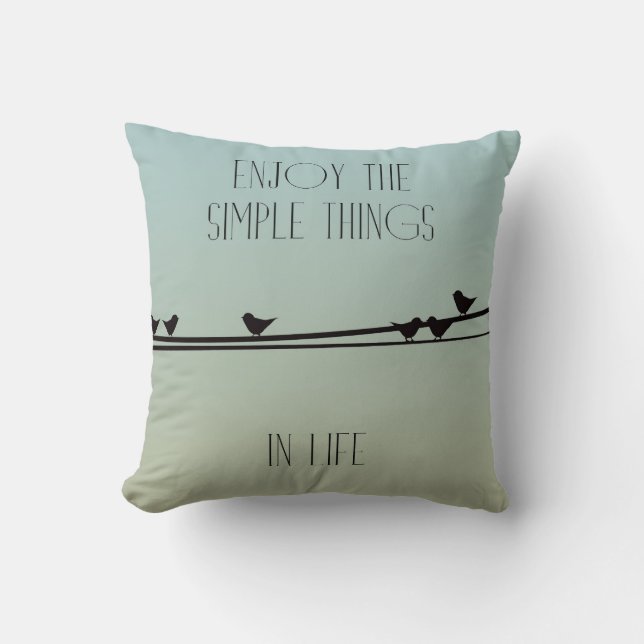 Simple Things Birds Cushion (Front)