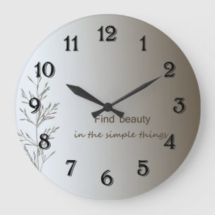 Simple Things Large Clock