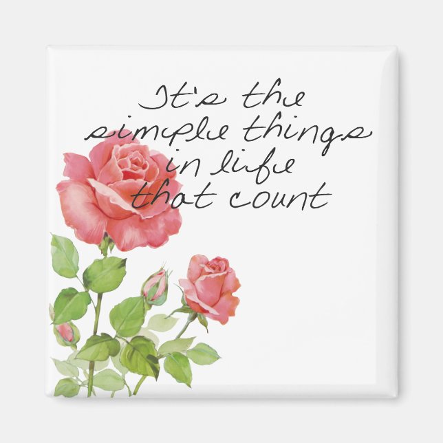 Simple Things Magnet (Front)