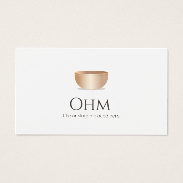 Simple Tibetian Singing Bowl (Front)