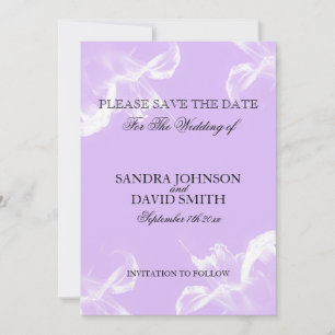 Simple Tiger Lily Floral Save The Date