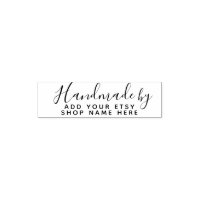 Simple Tiny Elegant Handmade by Business Name