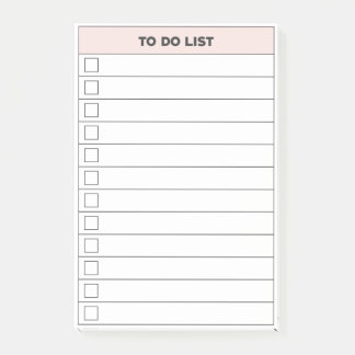 Simple to do list sticky notes