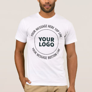 Simple to Replace with Your Logo or Image  T-Shirt