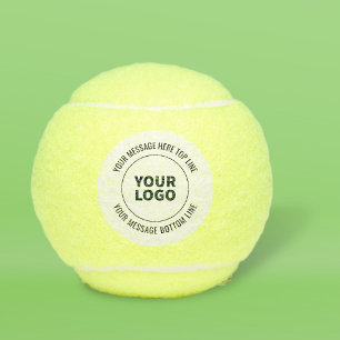 Simple to Replace with Your Logo or Image Tennis Balls