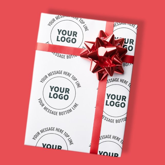 Simple to Replace with Your Logo or Image  Wrapping Paper (Creator Uploaded)