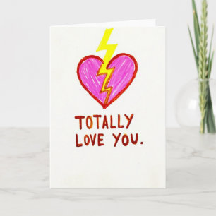 Simple Totally Love You Card