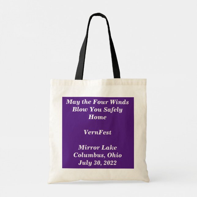 Simple Tote Bag #2 VernFest 2022 (Back)